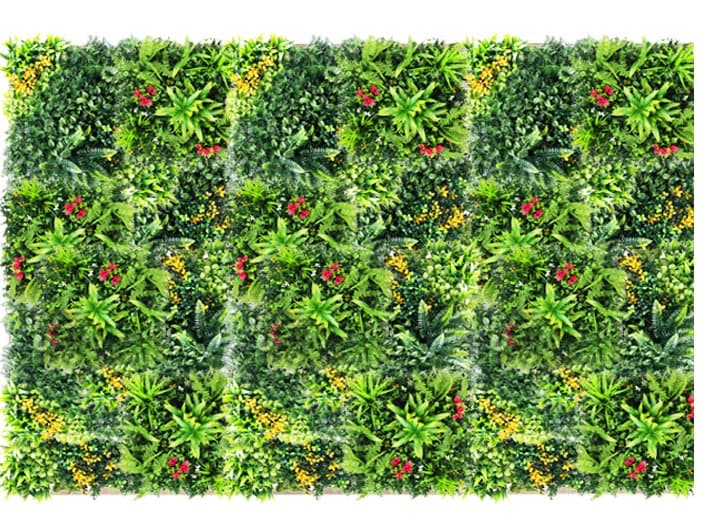 Pflanzenwand zum Mieten – begrünte blickdichte Trennwand aus Kunst- oder echten Pflanzen für nachhaltige Messestände, Lounges und Eventflächen